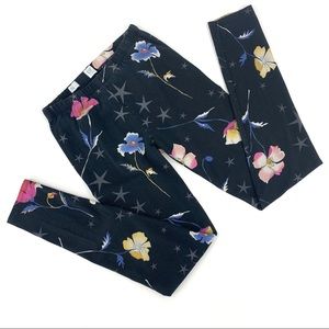 2/$20 GAP Kids Girl's Jersey Star and Floral Patterned Leggings, XXL (14 - 16)